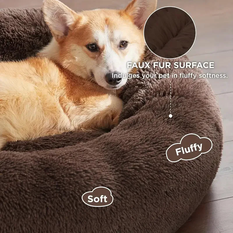 CozyPaw Round Pet Sleep Nest